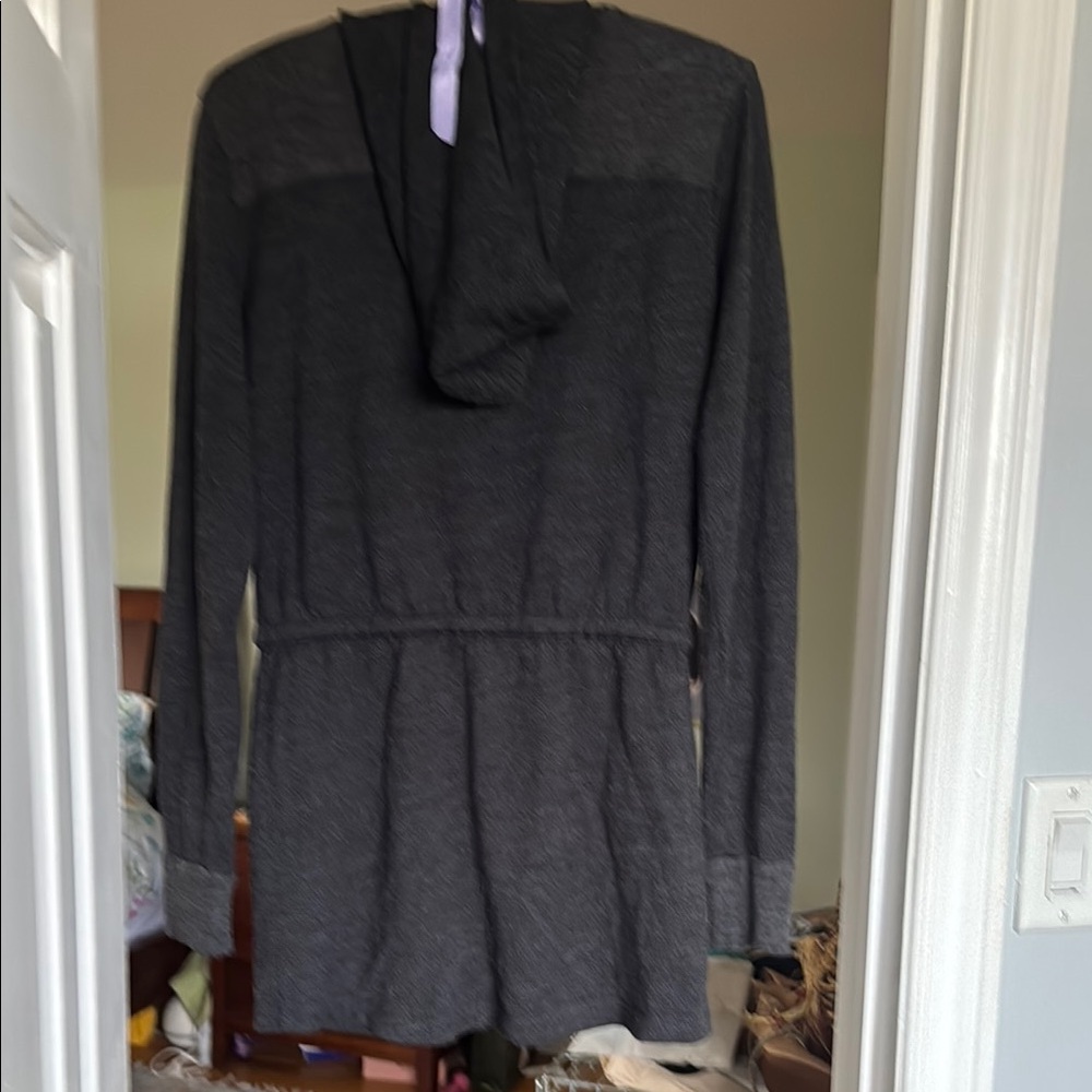 Emu Charcoal Utility Jacket with Drawstring - Picture 2 of 3